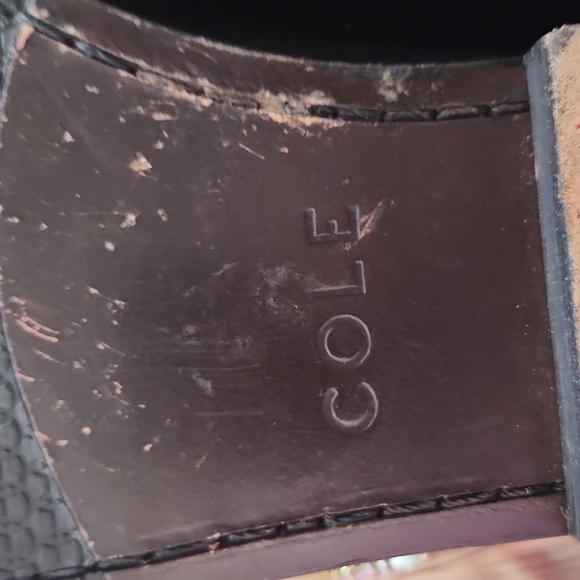 Cole Haan Black Leather Men's Loafers Pinch Hand Sewn Size 9M - Picture 8 of 13